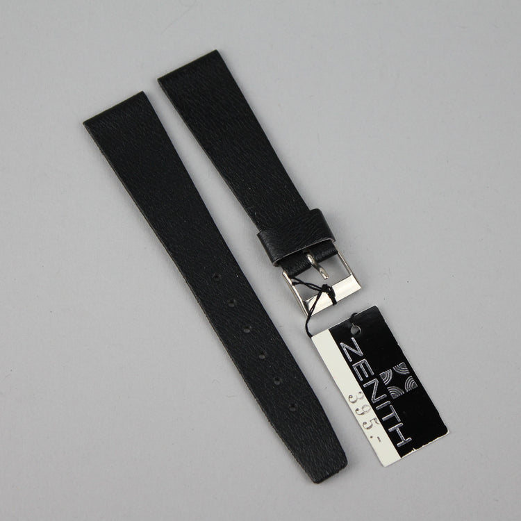 Zenith leather strap 18 mm