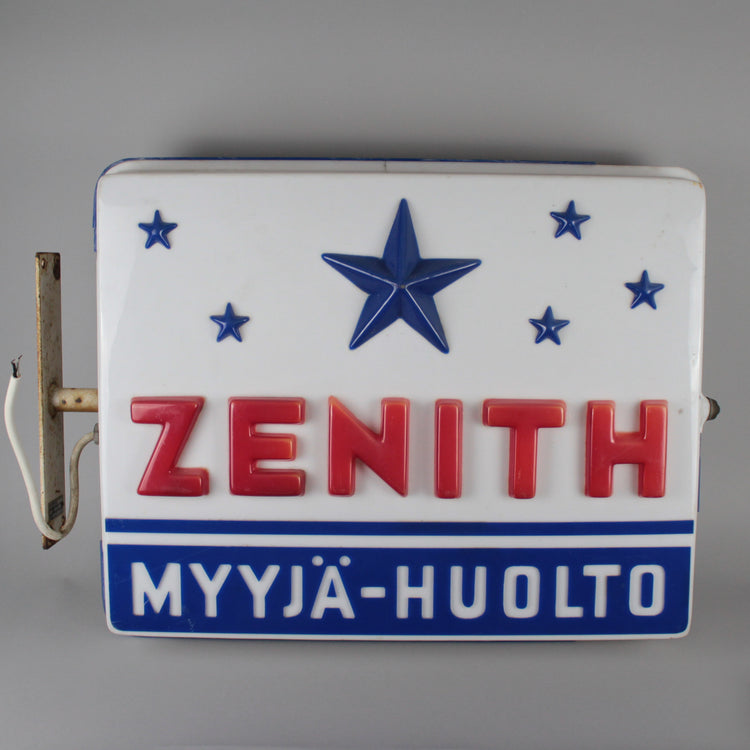 Zenith advertising sign