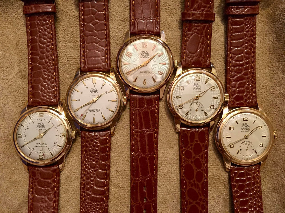 Vintage Leijona kellot