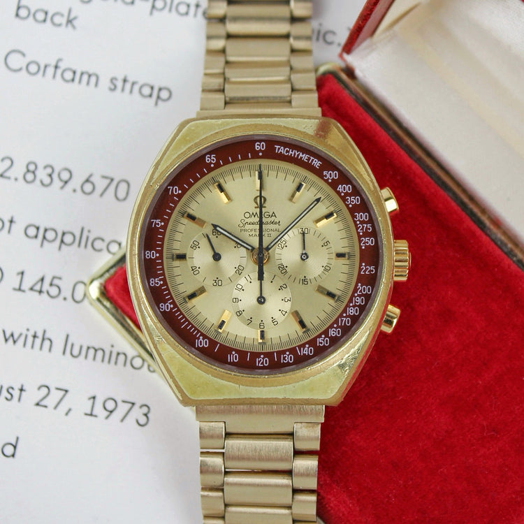 Omega Speedmaster Mark II 145.034 kronografi (huollettu)