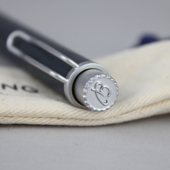 Detail of Breitling logo on pen