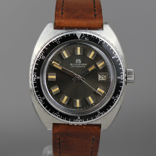 Vintage Bucherer divers watch.