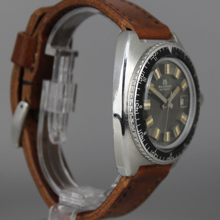 Vintage Bucherer divers watch.