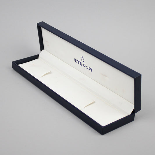 Eterna blue watch box.