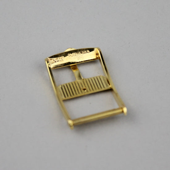 Gold-plated Zenith buckle 14 mm back