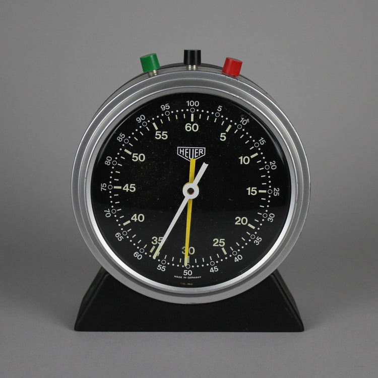 Heuer table clock front