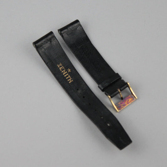 Zenith leather strap 18 mm