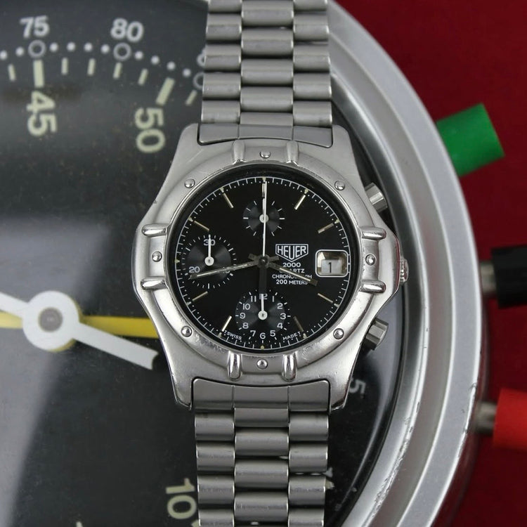 Heuer 2000 kronografi Quartz