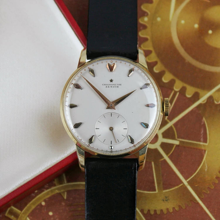 Zenith 18k Chronometre 135 vetokello (huollettu)