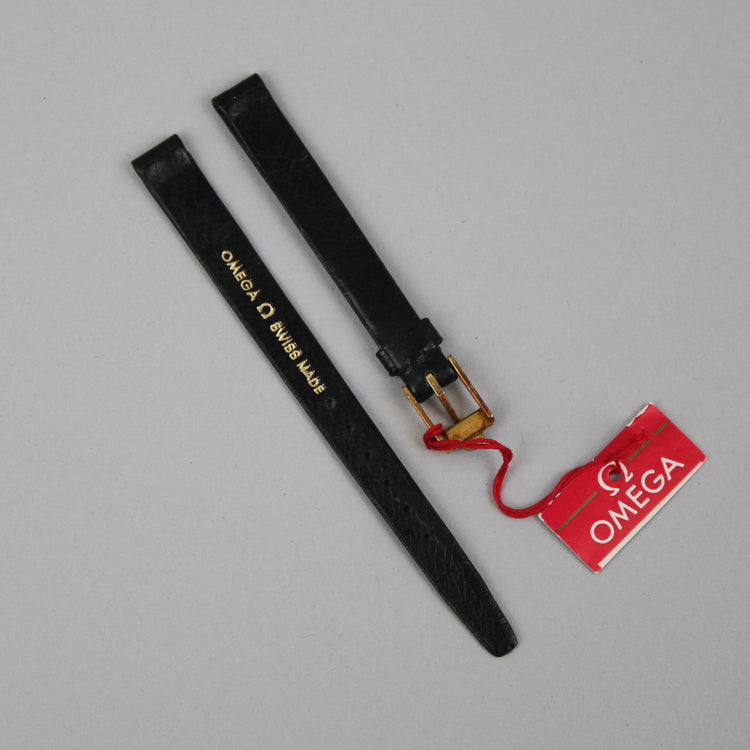 Omega women's leather strap 9 mm