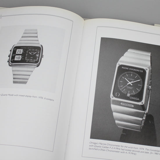 Omega Designs book pages image of vintage Omega Marine Chronometer