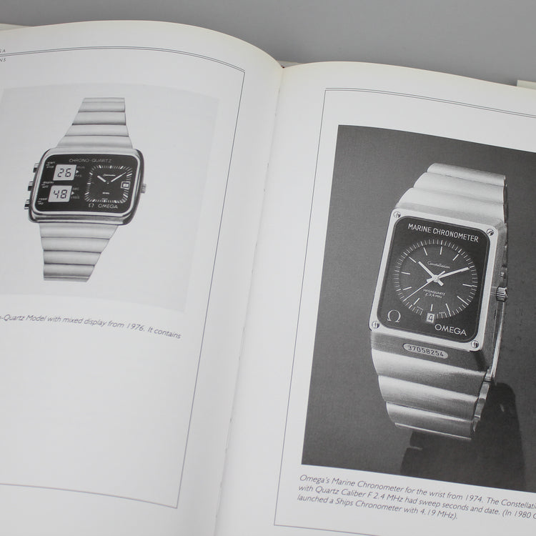 Omega Designs book pages image of vintage Omega Marine Chronometer