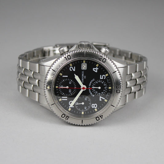 Eterna-Matic Airforce III kronografi (huollettu)
