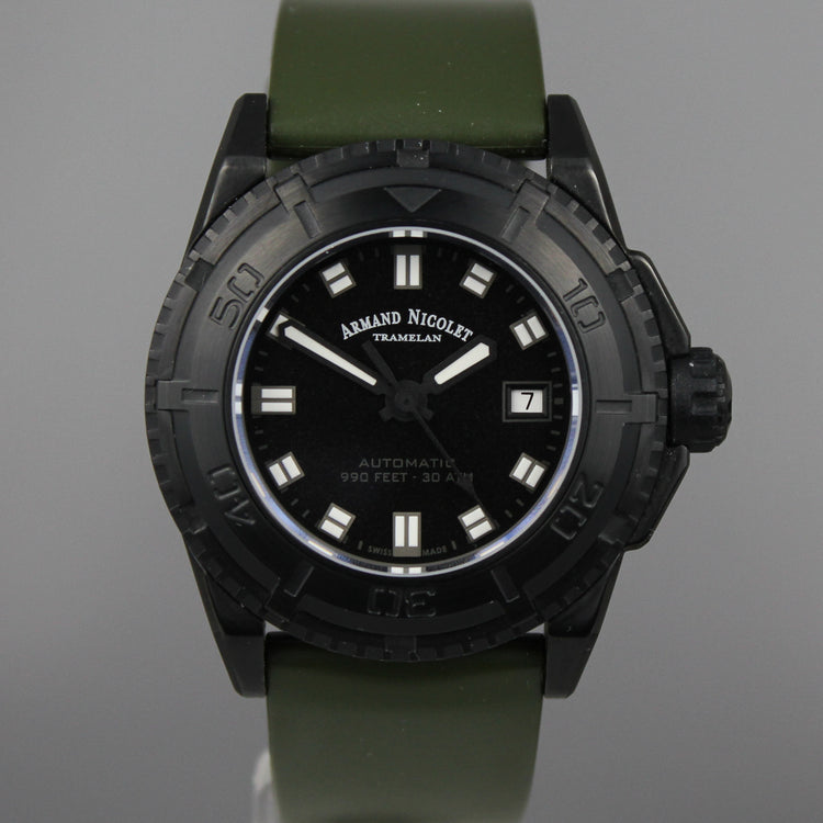 Armand Nicolet JS9 PVD automatic watch