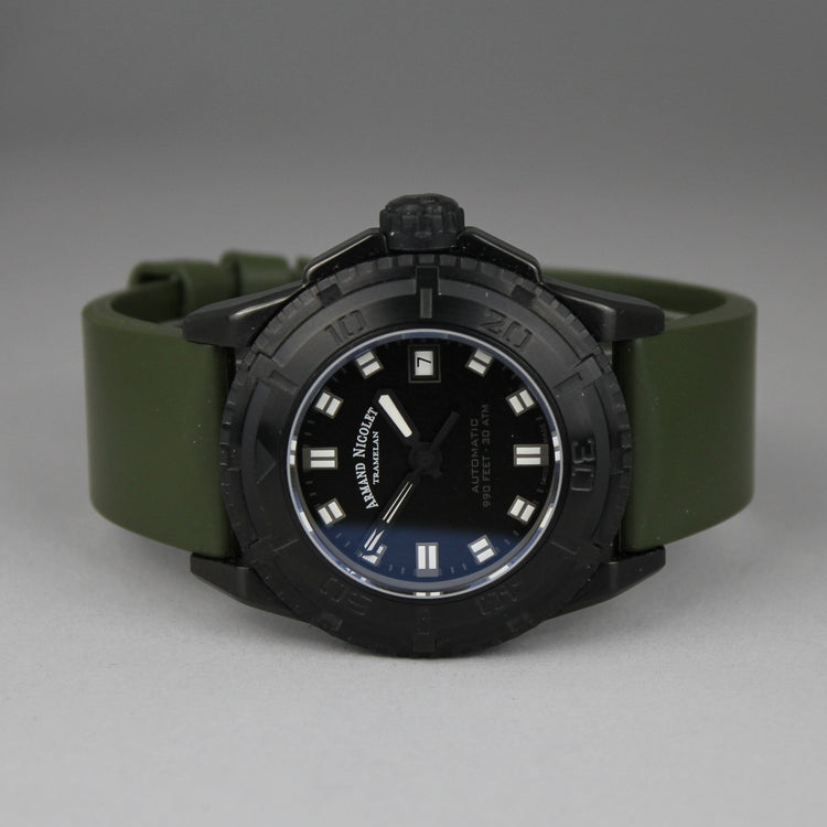 Armand Nicolet JS9 PVD automatic watch