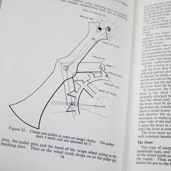 clock & watch escapements photo of an pin-pallet escapement