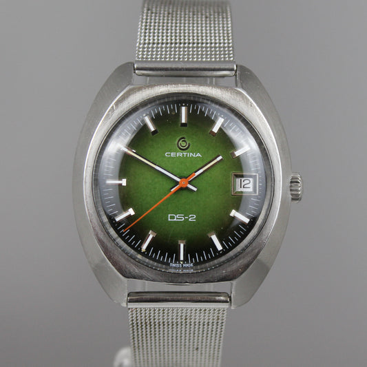 Certina DS-2 vihreä vetokello