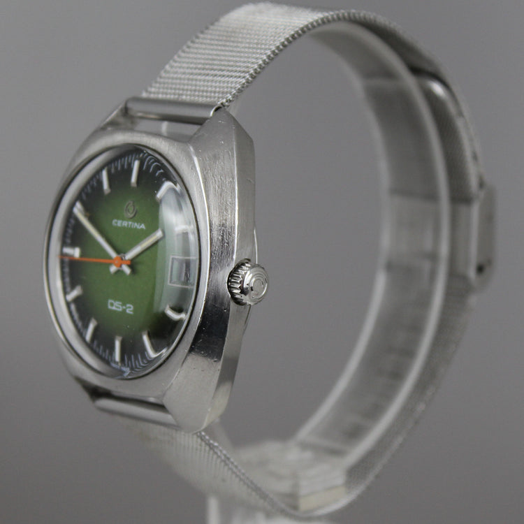 Certina DS-2 vihreä vetokello