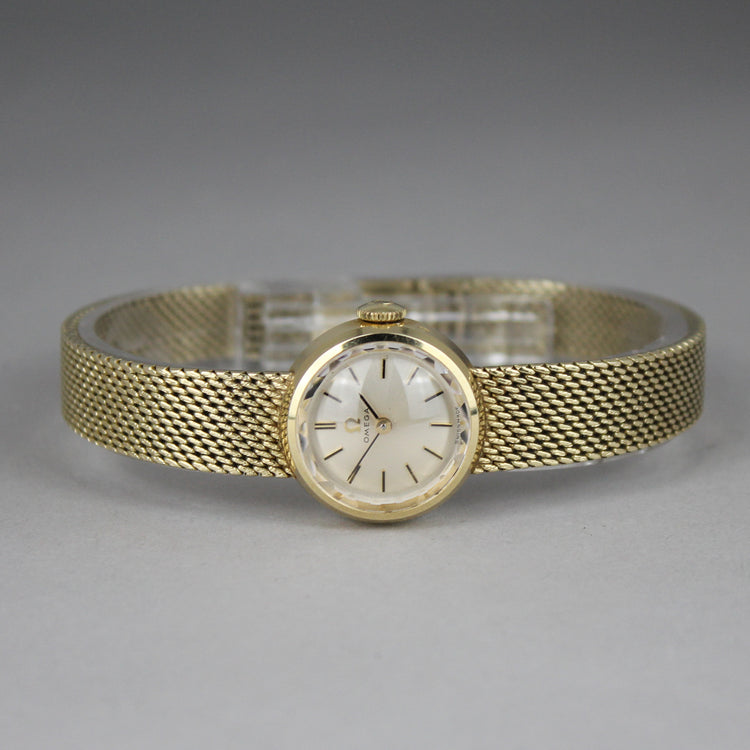 Women's Omega 14k manual wind watch