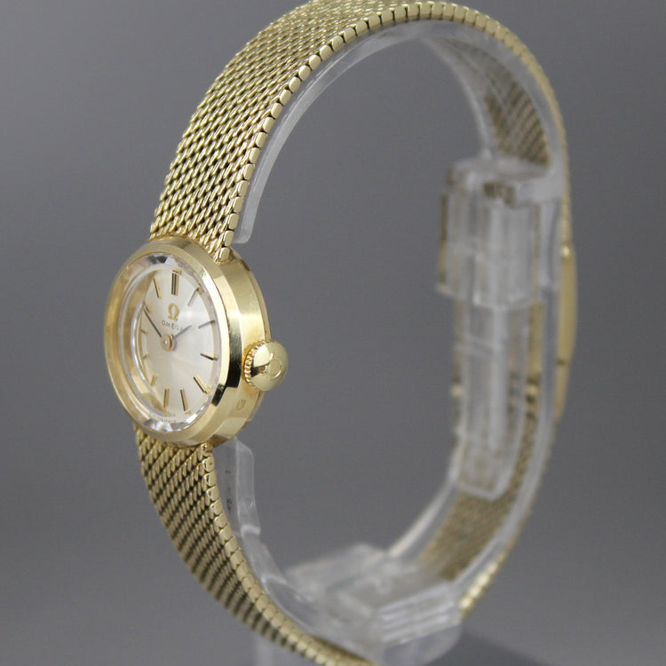 Women's Omega 14k manual wind watch