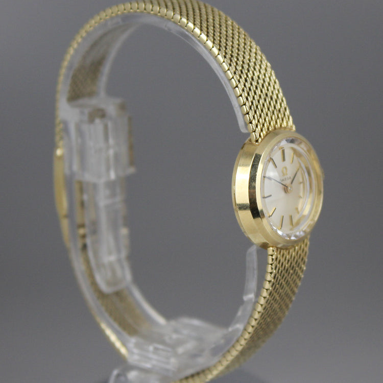 Women's Omega 14k manual wind watch