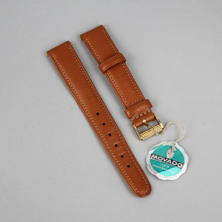 Movado nahkaranneke 16 mm