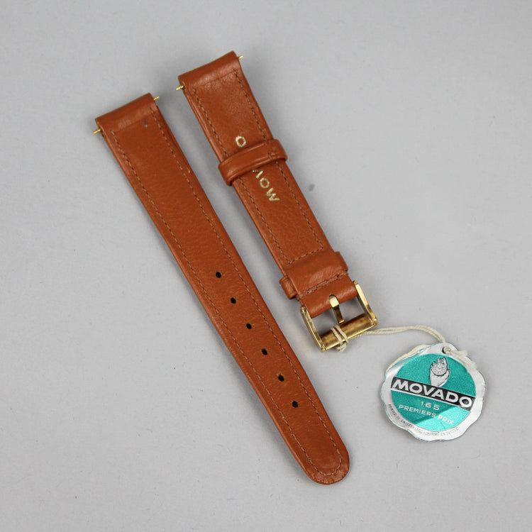 Movado nahkaranneke 16 mm