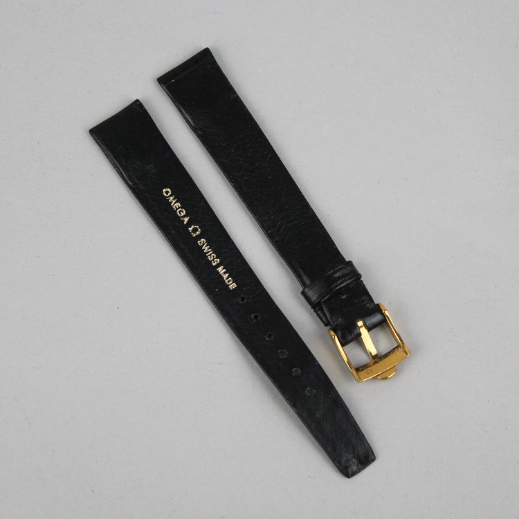 Omega women's leather strap 14 mm