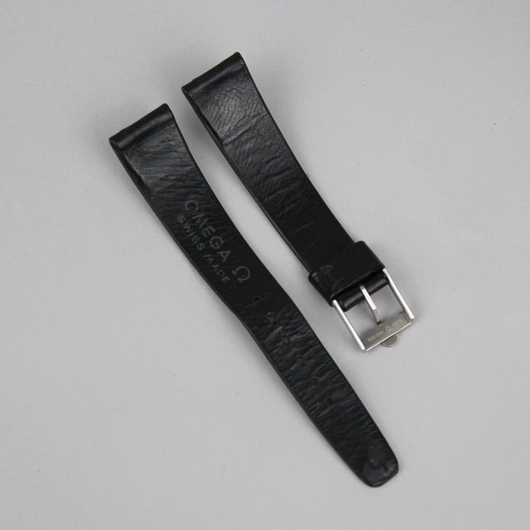 Omega leather strap 18 mm