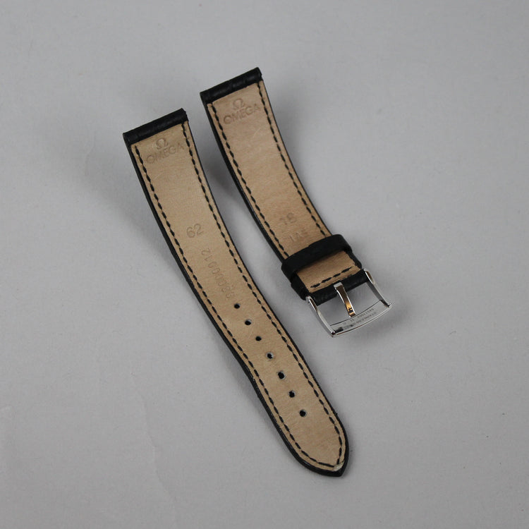 Omega leather strap 18 mm