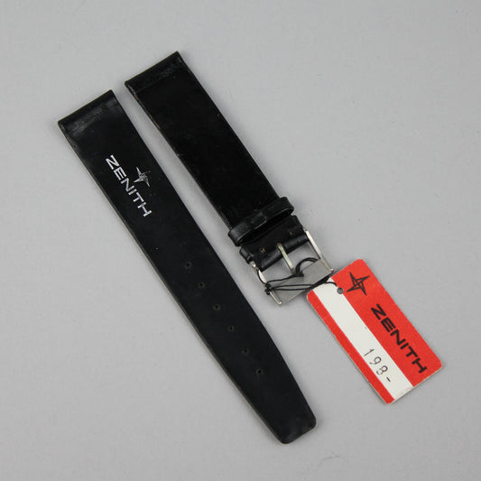 Zenith leather strap 18 mm