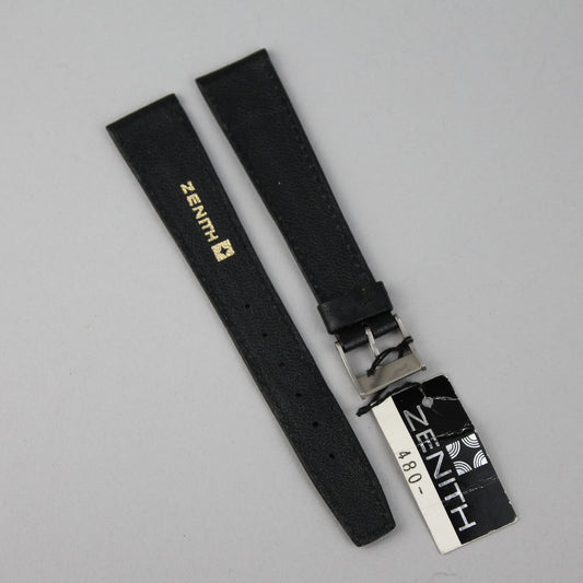 Zenith leather strap 18 mm