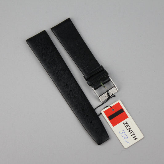 Zenith leather strap 19 mm