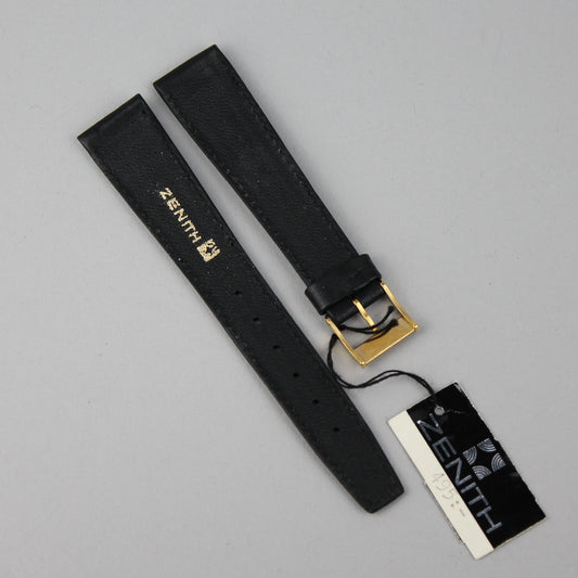 Zenith leather strap 18 mm