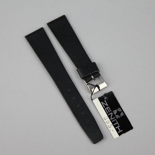 Zenith leather strap 18 mm