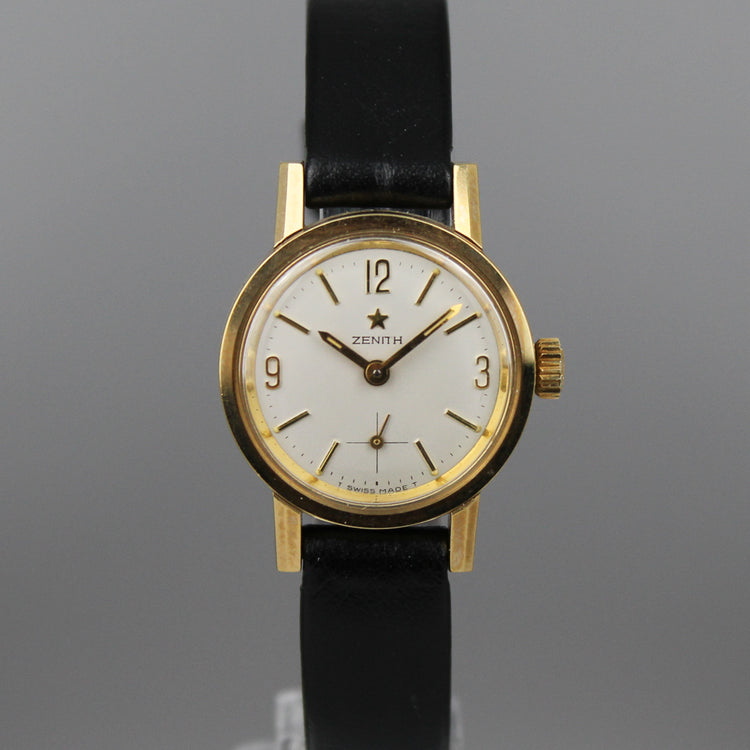 NOS Women's Zenith gold plated manual wind watch